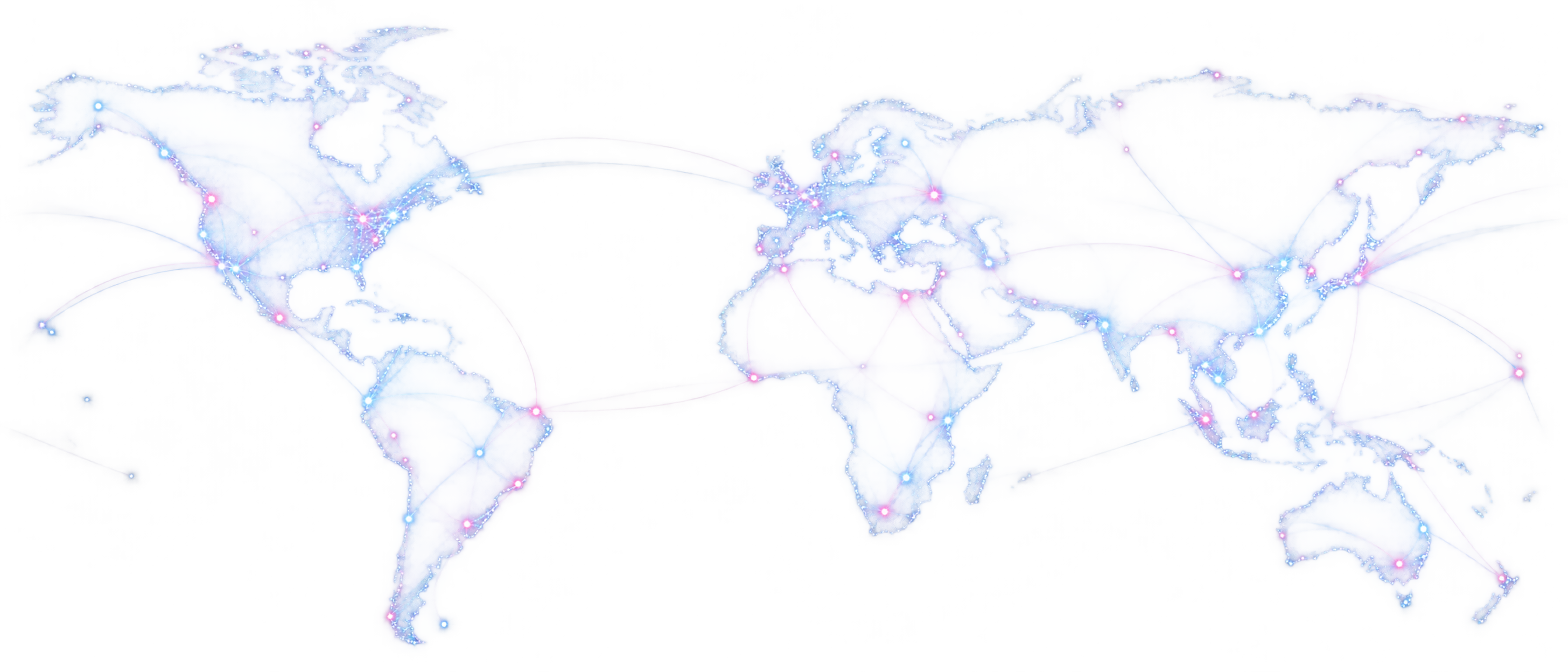 Global business network illustration
